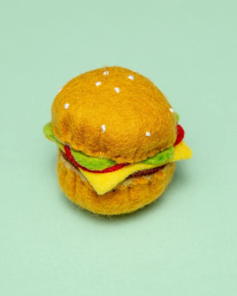 Hamburger Catnip Cat Toy