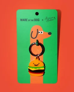 Hamburger Dog Collar Charm