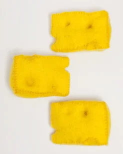 Hand Knit Swiss Cheese Cat Toy
