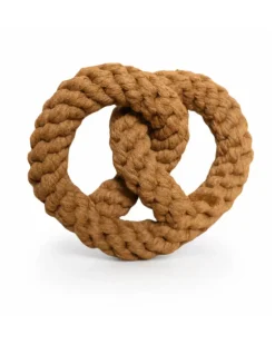 Handmade Pretzel Rope Dog Toy