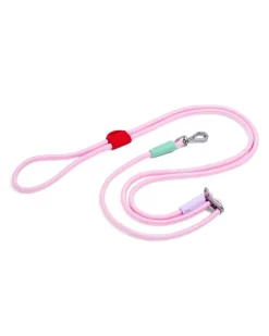 Hands-Free Rope Dog Leash in Bubblegum or Retro