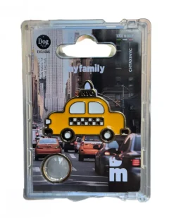 Hey Taxi Custom NYC Cab Pet ID Tag (Dog & Co. Exclusive)