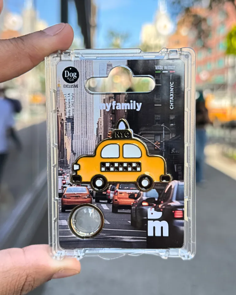 Hey Taxi Custom NYC Cab Pet ID Tag (Dog & Co. Exclusive)