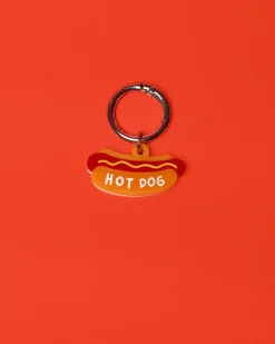 Hot Dog Collar Charm