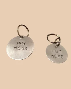 Hot Mess Round ID Tag (Custom/Drop-Ship) (Made in the USA)