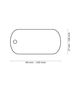 Hushtag DogTag Custom Pet ID Tag