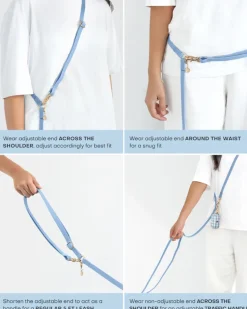 4-in-1 Convertible Hands Free Dog Leash in Chai Brown