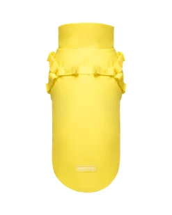 2-In-1 Dog Harness Raincoat in Yellow
