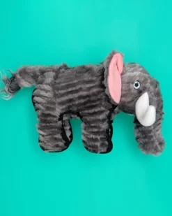 2-in-1 Elephant Plush + Mini Tennis Ball Dog Toy