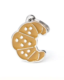 J'Adore Croissants Custom Pet ID Tag