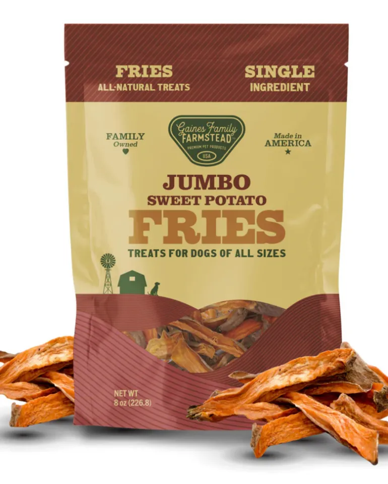 Jumbo Sweet Potato Fries Dog Treats