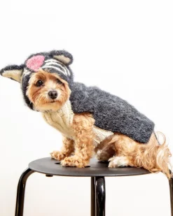Kitty-Kat Handknit Dog Sweater (DOG & CO. Exclusive)