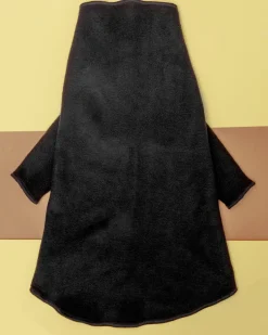 Long-Sleeve Pullover Stretch Dog Fleece in Black (Made in the USA, Dog & Co. Exclusive!)