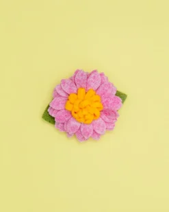 Lotus Dog Collar Flower in Pixie Pink (Made in the USA)