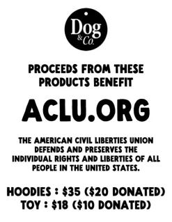 *Love Like a Dog* Graphic Hoodie (Proceeds Benefit the ACLU)