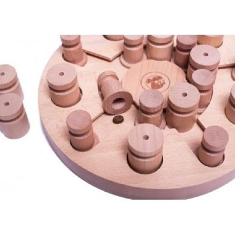 Mandala & Star Dog Puzzle Treat Game