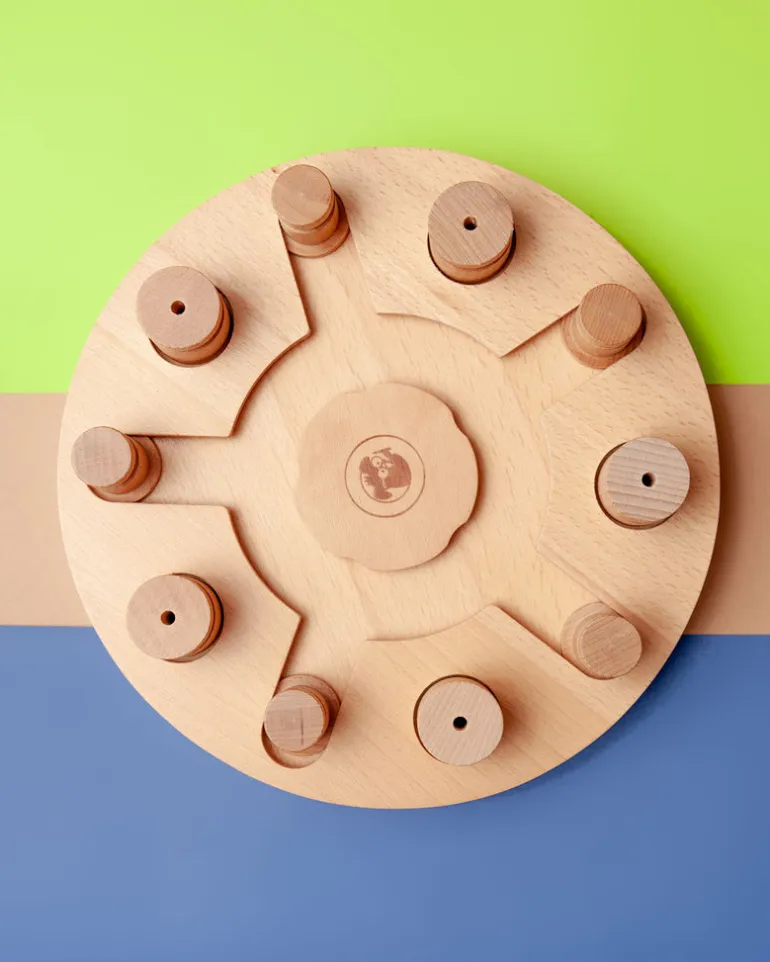 Mandala & Star Dog Puzzle Treat Game