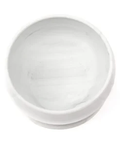 Marble Silicone Suction Dog Food & Water Bowl
