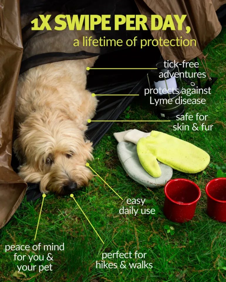 Microfiber Tick Mitt for Humans & Pets