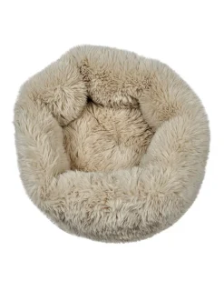 Muffy Soft Faux Fur Bed for Dogs & Cats in Fluffernutter (Direct-Ship)