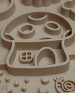 Mushroom Slow Feeder in Cloud for Dogs and Cats