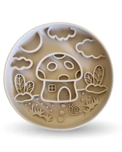Mushroom Slow Feeder in Cloud for Dogs and Cats