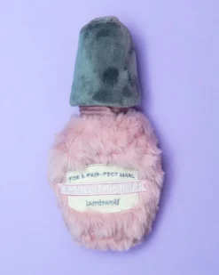 Nail Polish Burrow + Crinkle Dog Toy
