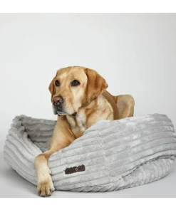 Napper Dog Bed in Luna Grey (Custom/Direct-Ship) (Made in the USA)