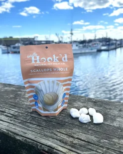 Natural Freeze-Dried Whole Scallops Treats for Dogs & Cats (Made in the USA)