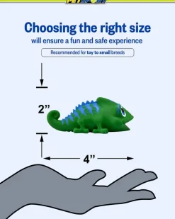 Naturflex Latex Chameleon Squeaky Dog Toy