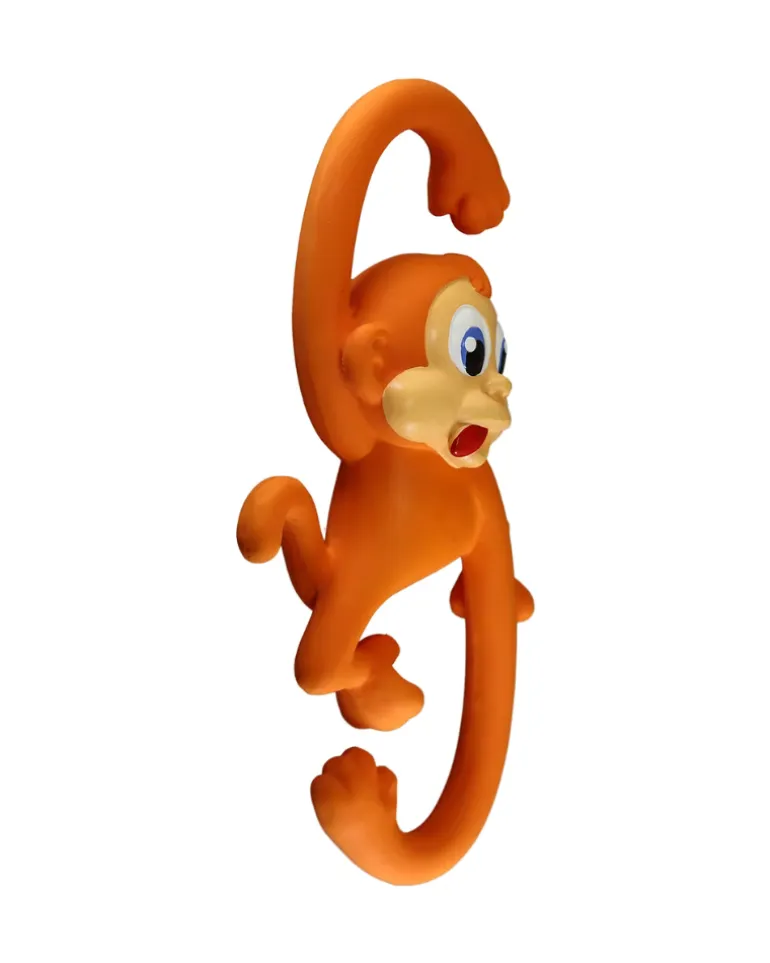 Naturflex Latex Monkey Squeaky Dog Toy