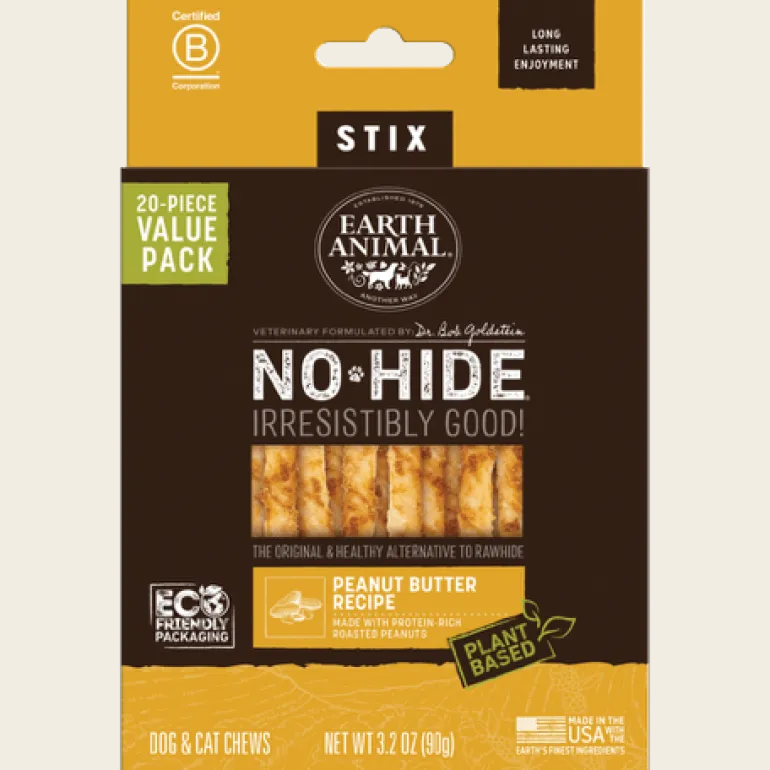 No-Hide Wholesome Dog Chew in Peanut Butter