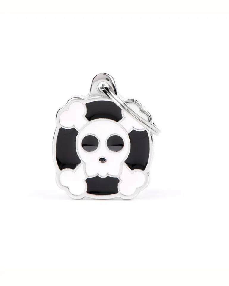 (Not So Scary) Skull Custom Pet ID Tag