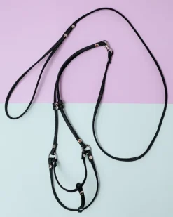 Nylon Step-In Adjustable Dog Harness in Black (Made in the USA)
