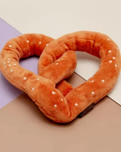 NY Pretzel Plush Dog Toy