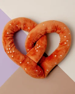NY Pretzel Plush Dog Toy
