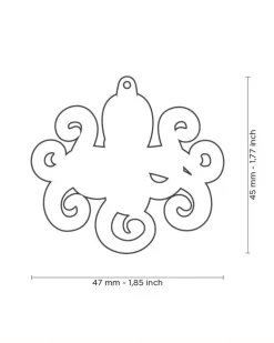 Octopus Custom Pet ID Tag
