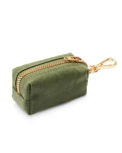 Olive Waxed Canvas Waste Bag Dispenser (Made in the USA)