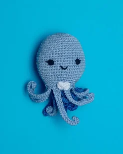 Ollie the Octopus Organic Cotton Knit Dog Toy