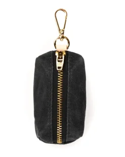 Onyx Waxed Canvas Waste Bag Dispenser (Made in the USA)