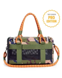 Out-Of-Office Airline Compliant Pet Carrier in Camo w/ Orange (Pro Edition)