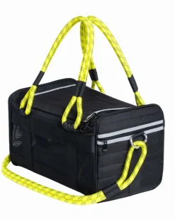 Out-Of-Office Airline Compliant Pet Carrier in Black w/ Neon Yellow (Pro Edition)