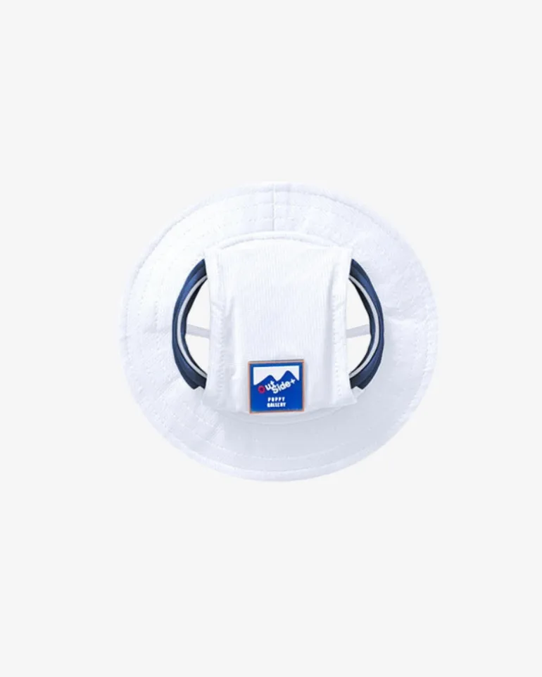 Outside+ Cooling Bucket Hat in White