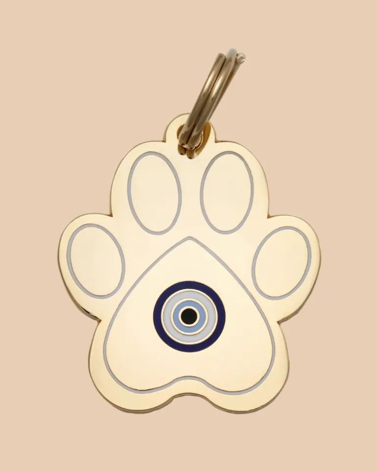 Paw Evil Eye ID Tag (Custom)