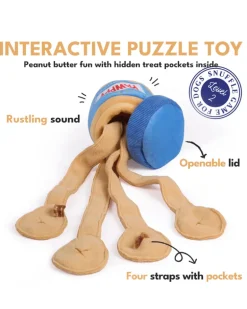 Pawppy Peanut Butter Jar Dog Treat Toy