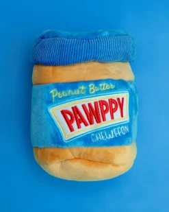 Pawppy Peanut Butter Jar Dog Treat Toy