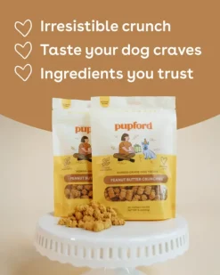 Peanut Butter Crunchies Dog Treats