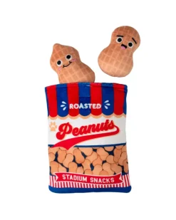 Peanuttin' But Fun Squeaky Plush Dog Toy Set