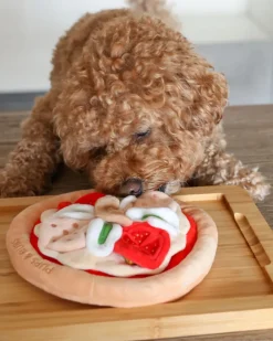 Pepperoni Pizza Nosework Dog Toy