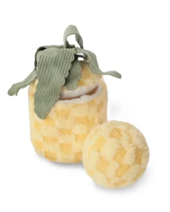 Pineapple Enrichment Plush Dog Toy
